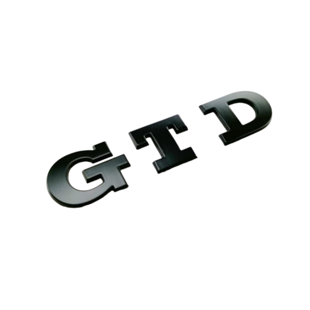 Golf 7 GTD Emblem- Heckklappe - Schwarz
