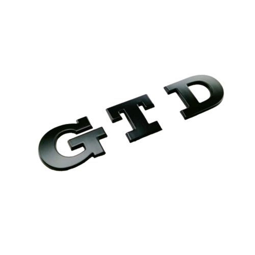 Golf 7 GTD Emblem- Heckklappe - Schwarz