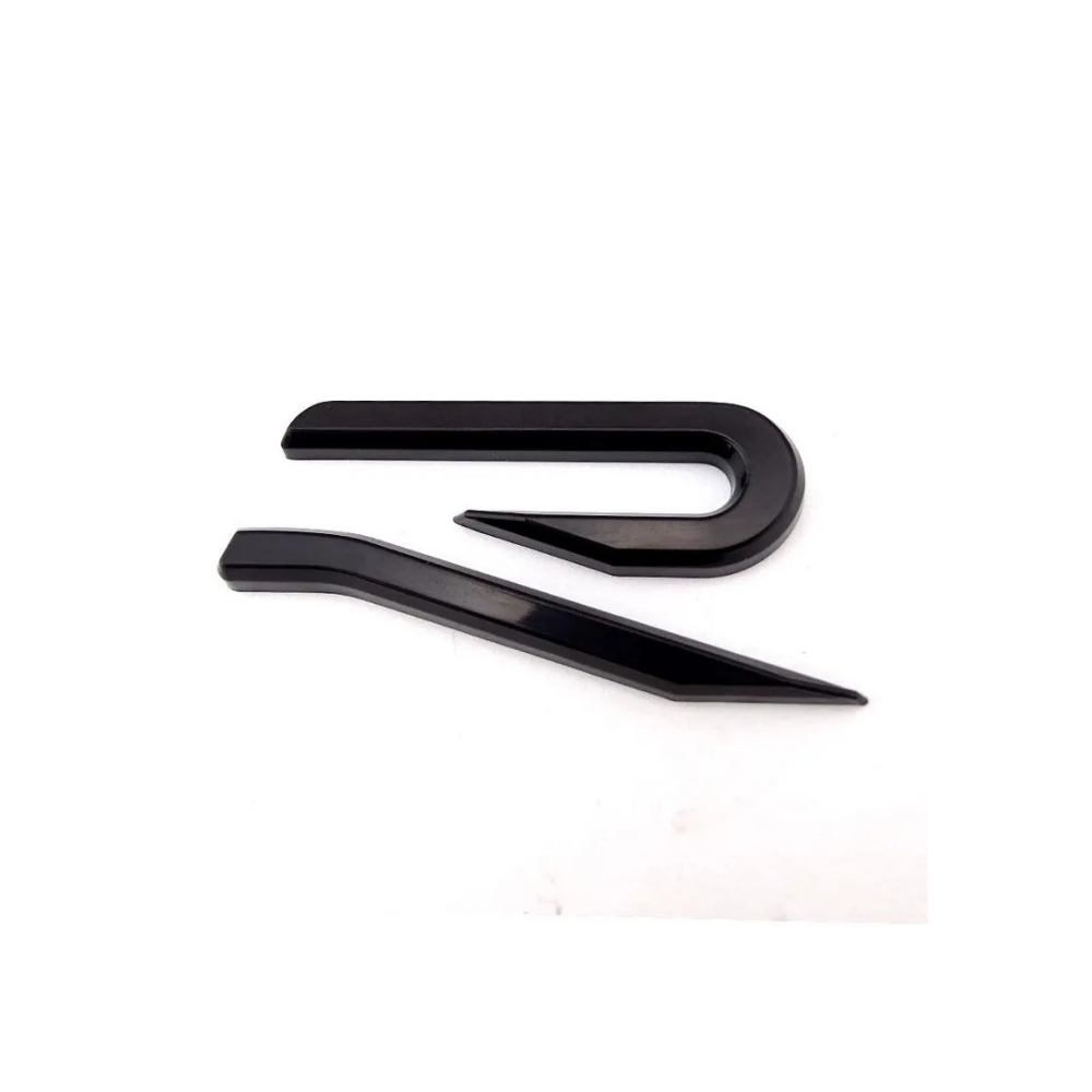 Golf 8 R Emblem - Heckklappe - Schwarz