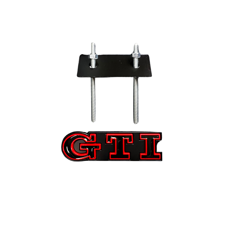 Golf 7 GTI Emblem - Kühlergrill - Schwarz/rot