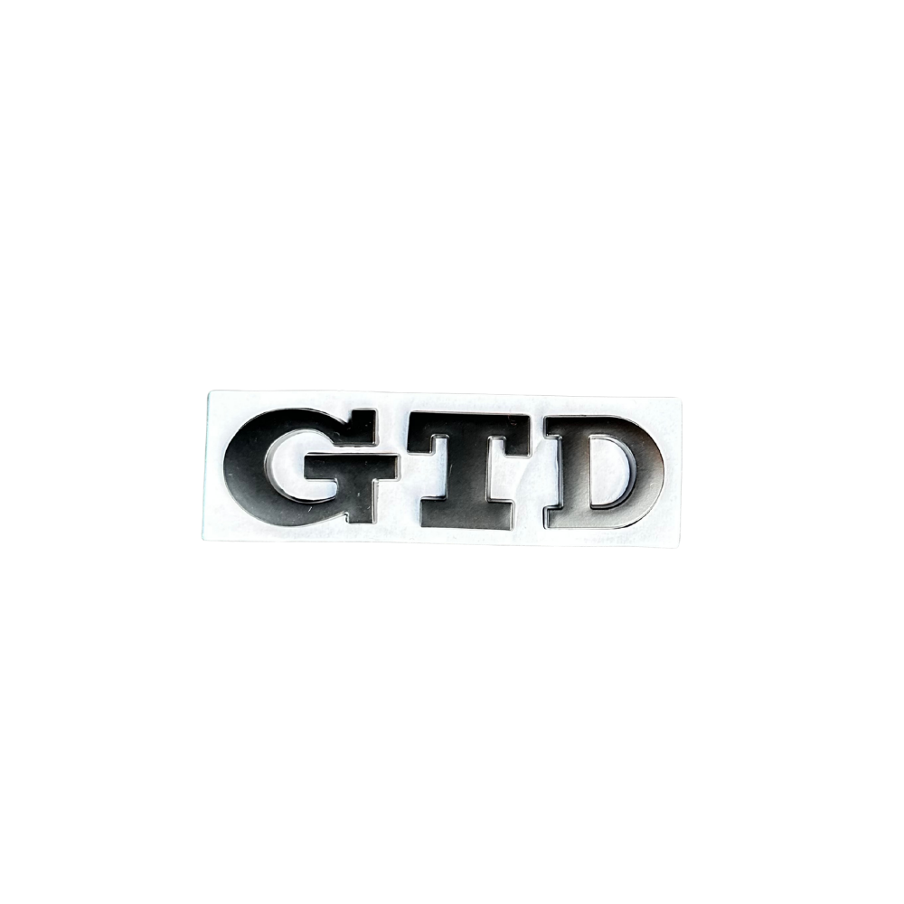 Golf 7 GTD Emblem- Heckklappe - Schwarz