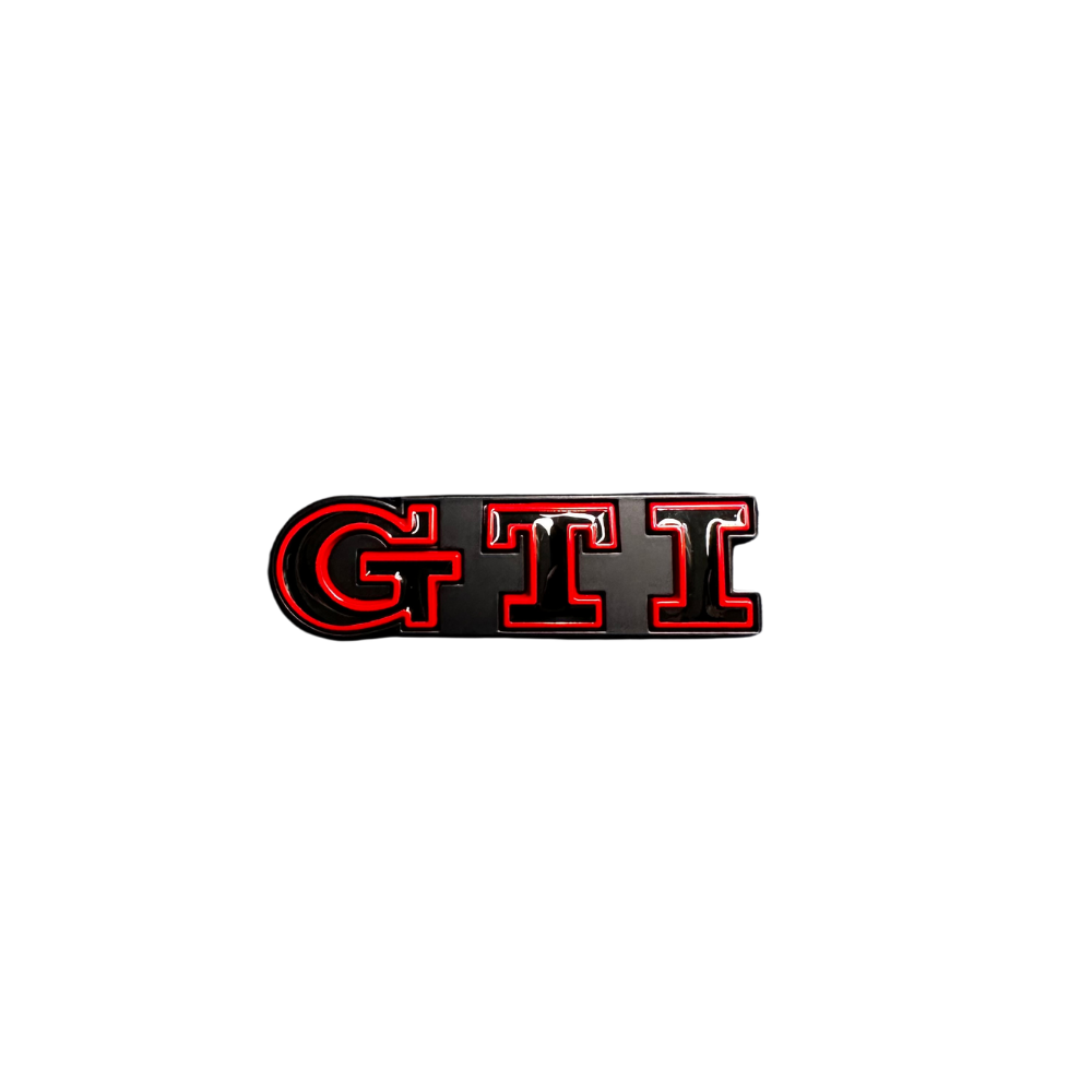Golf 7 GTI Emblem - Kühlergrill - Schwarz/rot