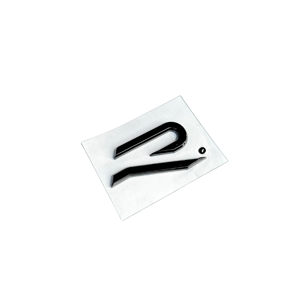 Golf 8 R Emblem - Heckklappe - Schwarz
